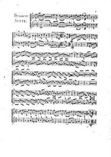 Six Suites for Two Flutes, Op.11: Suite No.1 by Joseph Bodin de Boismortier