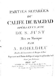 Le calife de Bagdad: French II horn part by Adrien Boieldieu