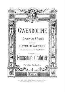 Gwendoline: Act II, Prelude by Emmanuel Chabrier