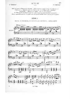 Le vénitien: ato III, para solista,coral e piano by Albert Cahen