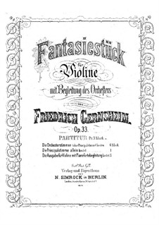 Fantastic Piece, Op.33: Peça Fantastica by Friedrich Gernsheim