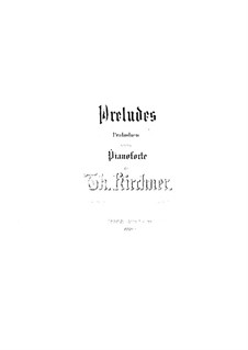 Preludes, Op.9: No.1-8 by Theodor Kirchner