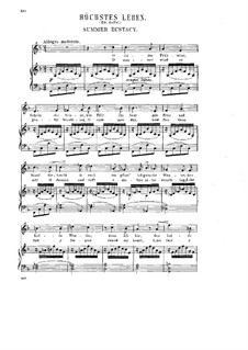 Livets Under, HK 145: Partitura piano-vocal by Halfdan Kjerulf