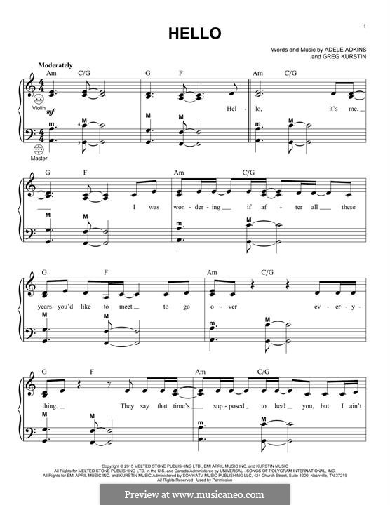 Instrumental version: para acordeão by Adele, Greg Kurstin
