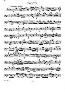 Piano Trio No.5 in G Minor, Hob.XV/1: parte violoncelo by Joseph Haydn
