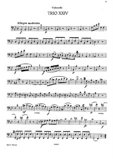 Piano Trio No.21 in B Flat Major, Hob.XV/8: parte violoncelo by Joseph Haydn