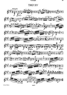 Piano Trio No.22 in A Major, Hob.XV/9: parte do violino by Joseph Haydn