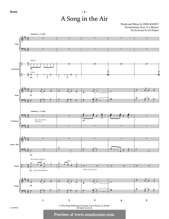 A Song in The Air: partitura completa by Joel Raney