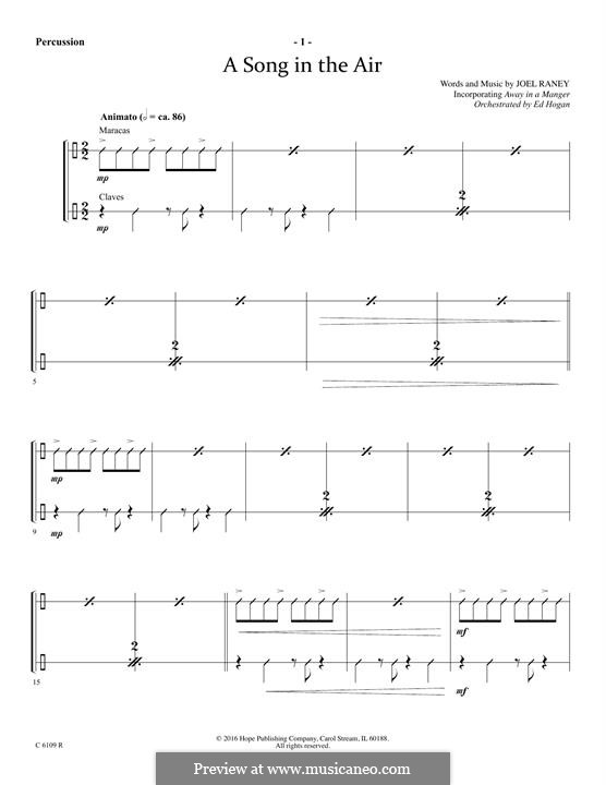 A Song in The Air: parte percusão by Joel Raney