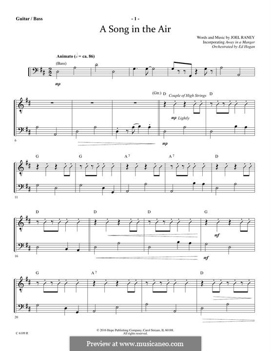 A Song in The Air: Acoustic Guitar/Electric Bass part by Joel Raney