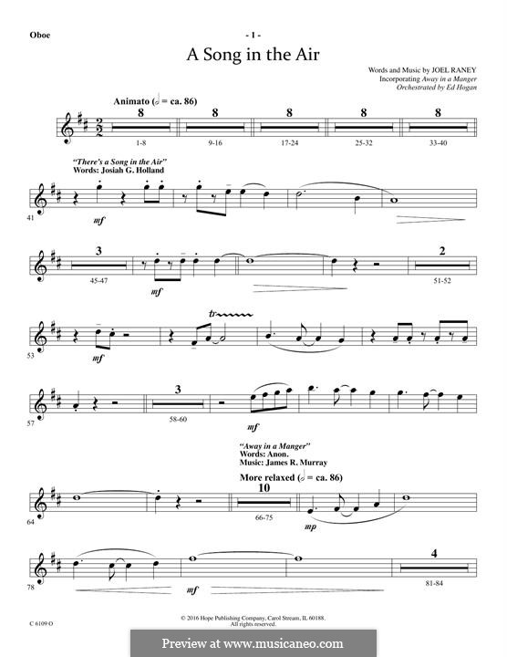 A Song in The Air: parte Oboe by Joel Raney
