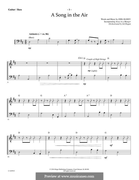A Song in The Air: Acoustic Guitar/Electric Bass part by Joel Raney