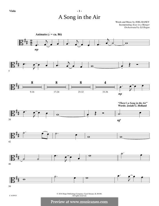 A Song in The Air: parte viola by Joel Raney