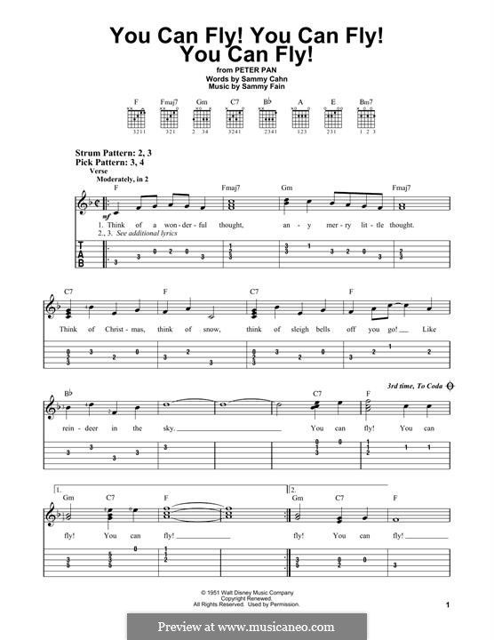 You Can Fly! You Can Fly! You Can Fly! (from Peter Pan) por S. Fain em