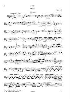 String Quartets, Op.39: Quintet No.3 in D Major – viola II part (ad libitum), G.339 by Luigi Boccherini