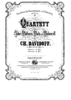 String Quartet in A Major, Op.38: quarteto de cordas em A maior by Ferdinand David