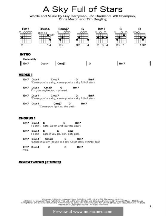 Inglês c/Música! Sky Full of Stars – Cold Play (Letra,Tradução e