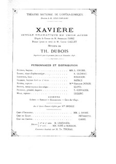 Xavière: Xavière by Théodore Dubois