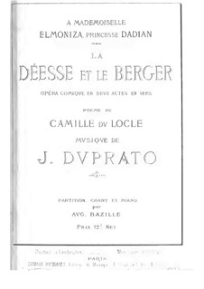 La déesse et le berger: La déesse et le berger by Jules Duprato