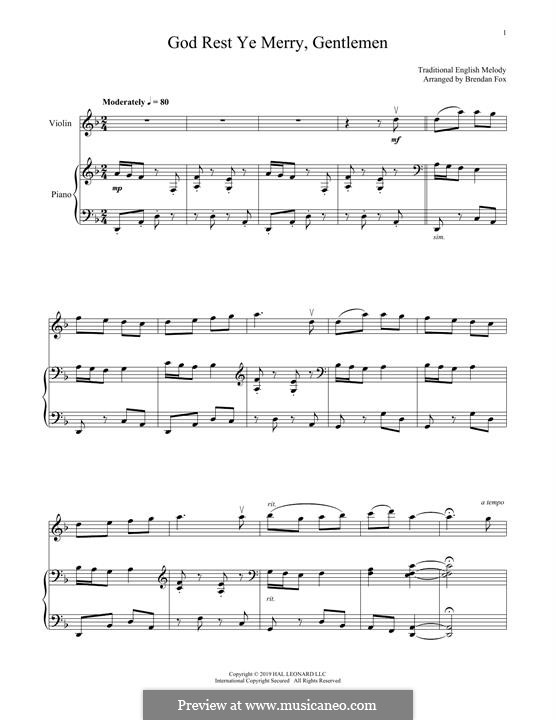 Instrumental version: para violino by folklore