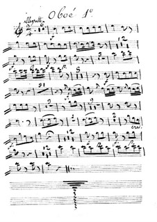 Le calife de Bagdad: Ma Zetulbé – oboe I part by Adrien Boieldieu