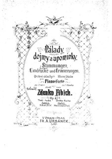 Book 1, Op.47 No.1-26: Livro 1 by Zdeněk Fibich