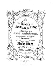 Book 4, Op.47 No.56-67: Book 4 by Zdeněk Fibich