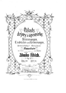 Book 2, Op.57 No.8-17: Livro 2 by Zdeněk Fibich