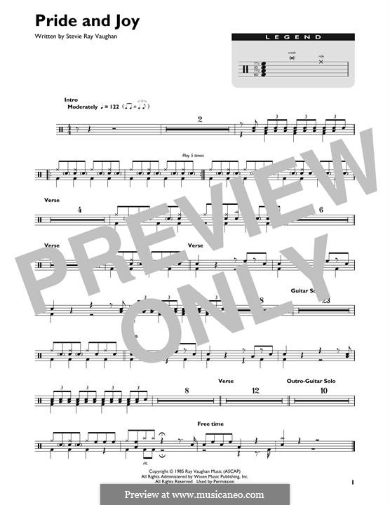 Pride and Joy: Drum set by Stevie Ray Vaughan