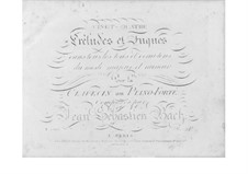 Selected Pieces: Part I (Early Edition) by Johann Sebastian Bach