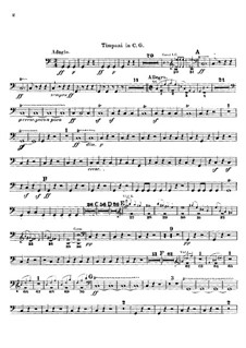 Leonore. Overture No.2 in C Major, Op.72a: Peça para Timpano by Ludwig van Beethoven