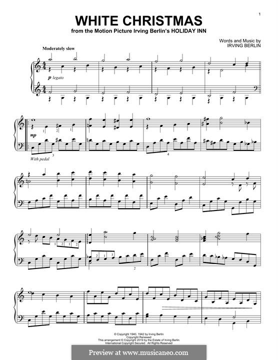 Piano version: para um único musico (Editado por H. Bulow) by Irving Berlin