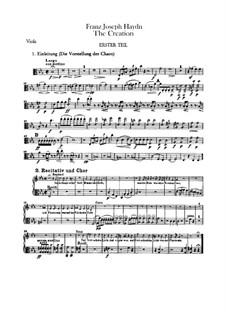 The Creation, Hob.XXI/2: parte viola by Joseph Haydn