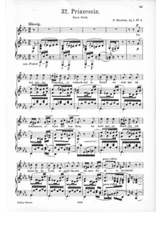 Prinzessin, Op.1 No.3: Prinzessin by Friedrich Hinrichs