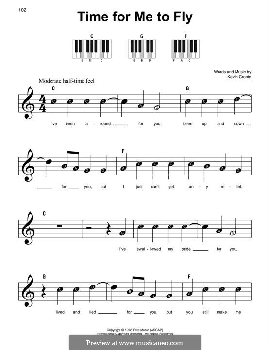 Time for Me to Fly (REO Speedwagon): Facil para o piano by Kevin Cronin