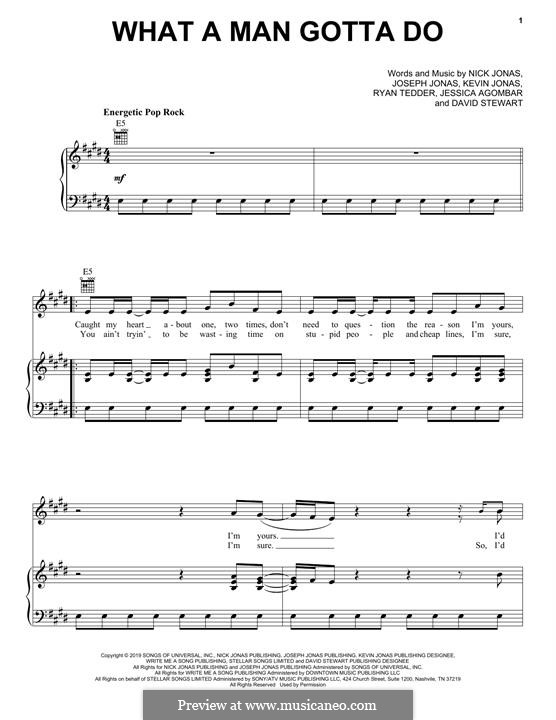 Vocal-instrumental version: Para vocais e piano (ou Guitarra) by Joseph Jonas