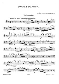 Two Pieces for Cello and Piano, Op.34: parte Solo by Arseny Koreshchenko
