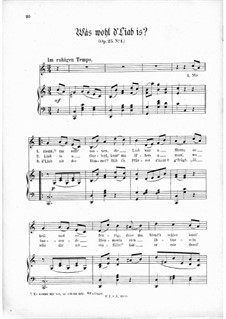 Three Songs, Op.25: três músicas by Thomas Koschat