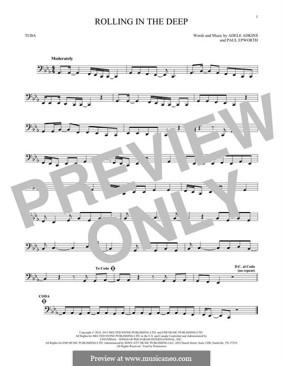 Instrumental version: For tuba by Adele, Paul Epworth