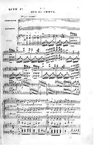 Le val d'Andorre: ato II, para solista,coral e piano by Fromental Halevy