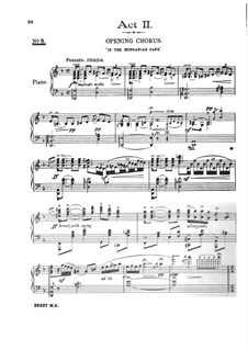Madame Sherry: act II, para vozes e piano by Hugo Felix