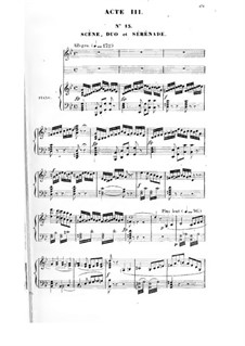 La magicienne: ato III, para solista,coral e piano by Fromental Halevy