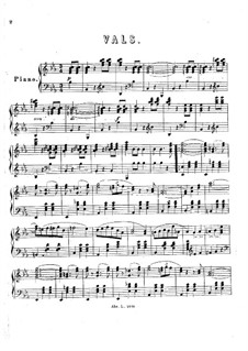 Melusina. Waltz, for Piano: Melusina. Waltz, for Piano by Ivar Hallström