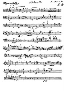Sonata for Cello and Piano in A Major, Op.104: Parte de solo by Johann Nepomuk Hummel