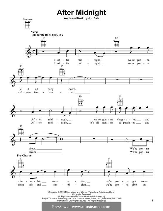 After Midnight: para ukulele by J.J. Cale