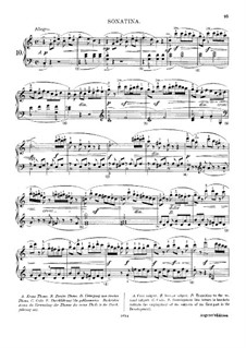 Sonatina for Piano in C Major: Sonatina for Piano in C Major by Johann Nepomuk Hummel