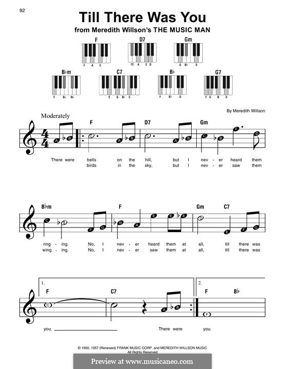 Till There Was You: Para Piano by Meredith Willson