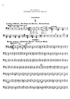 L'enfance du Christ (The Childhood of Christ), H.130 Op.25: Parte contrabaixo by Hector Berlioz