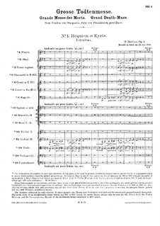 Grande Messe des morts (or Requiem), H.75 Op.5: Partitura completa by Hector Berlioz