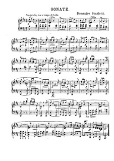Sonata No.463 in D Major, K.430 L.463 P.463: Para Piano by Domenico Scarlatti